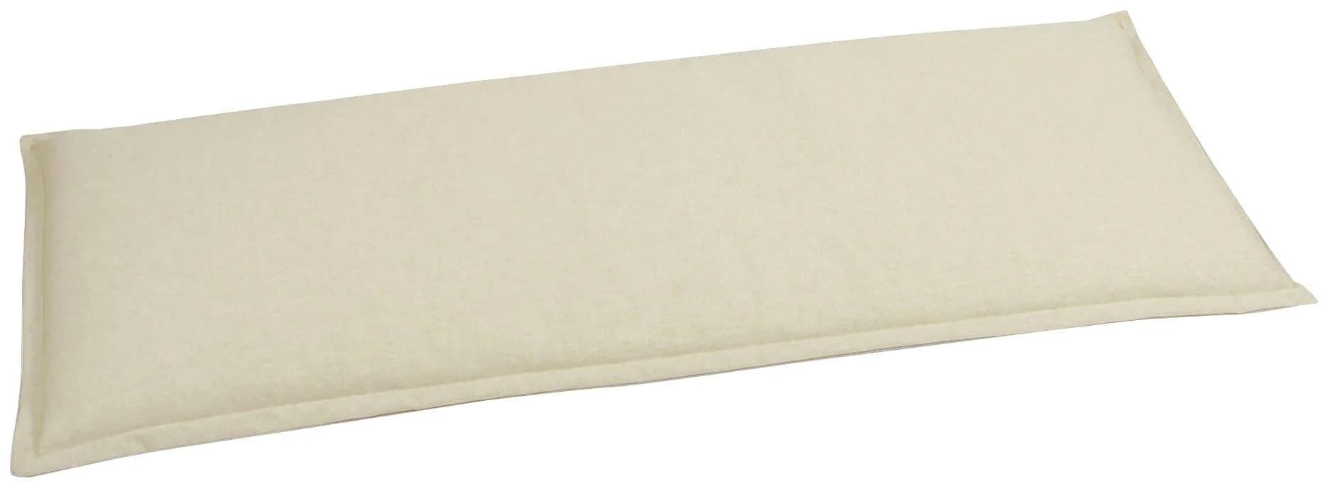 GO-DE Bankauflage Beige 112x48x6 cm Baumwolle Polyester
