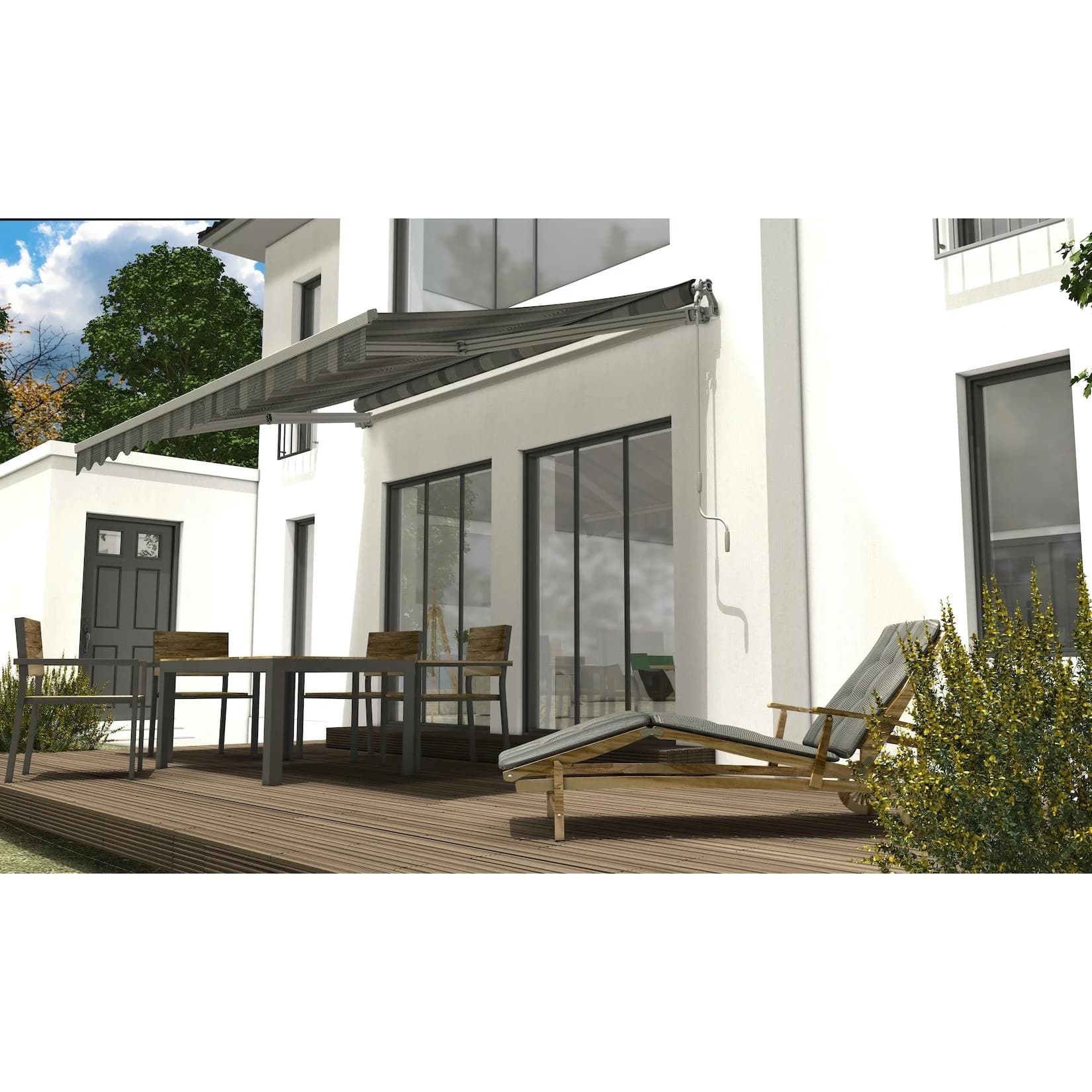 Gelenkarmmarkise SPETTMANN BASIS Anthrazit-Grau 250 cm