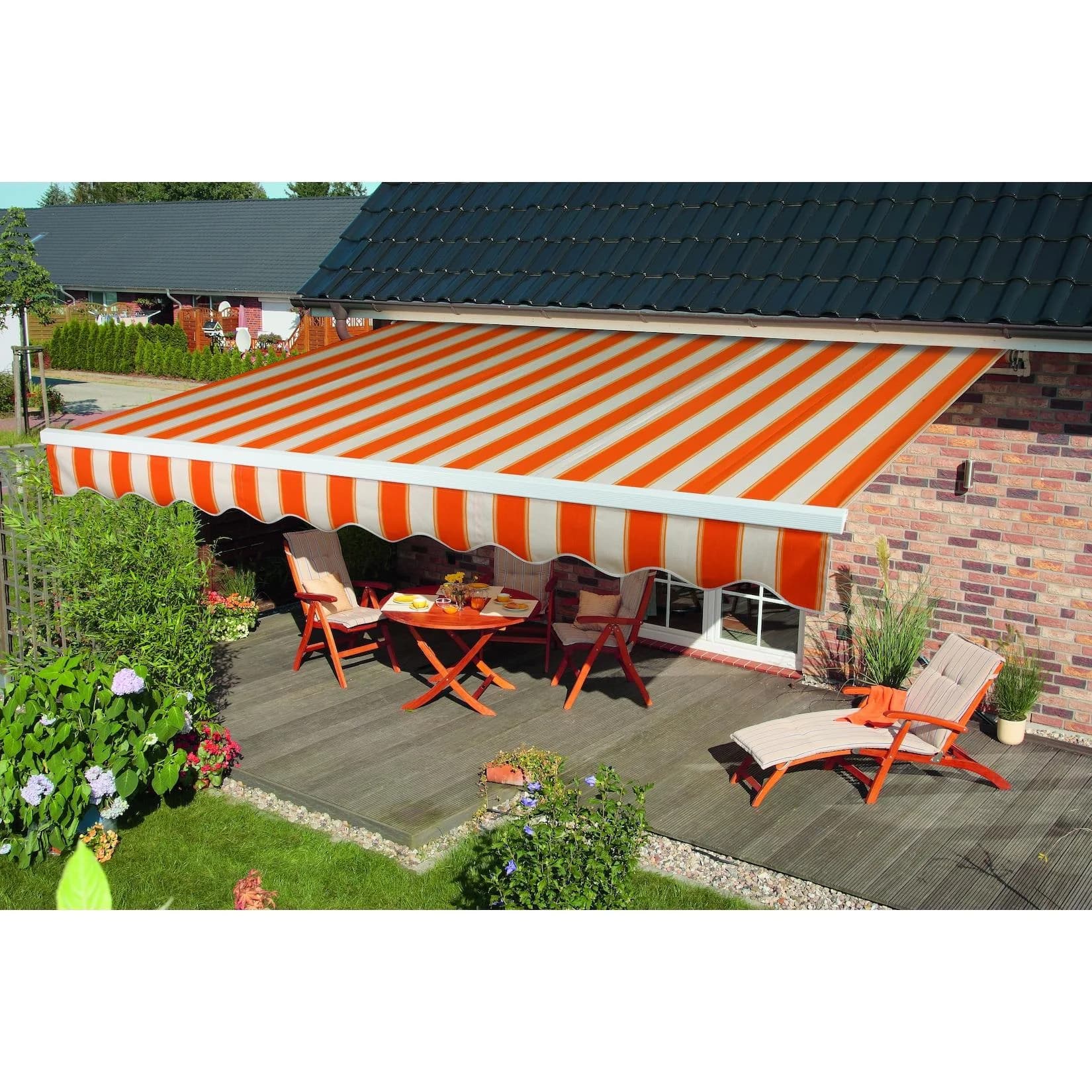 Gelenkarmmarkise SPETTMANN BASIS Orange Polyester 300 cm