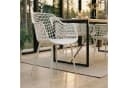 IDIMEX Gartenstuhl LUCIA 4er Set Weiß Kunststoff Metall Bild 2
