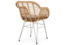 IDIMEX Gartenstuhl PARAMO In & Outdoor Esszimmerstuhl Rattan Optik Braun Bild 4