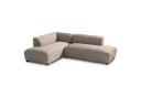 IDIMEX Gartensofa CALABRIA Beige Aluminium 3-Sitzer mit Chaiselongue Bild 1