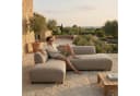 IDIMEX Gartensofa CALABRIA Beige Aluminium 3-Sitzer mit Chaiselongue Bild 2