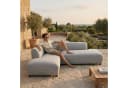 IDIMEX Gartensofa CALABRIA Grau mit Chaise Lounge Bild 2