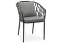 IDIMEX Garten-Essgruppe SUNNY 9-tlg. Schwarz/Grau Aluminium Bild 3