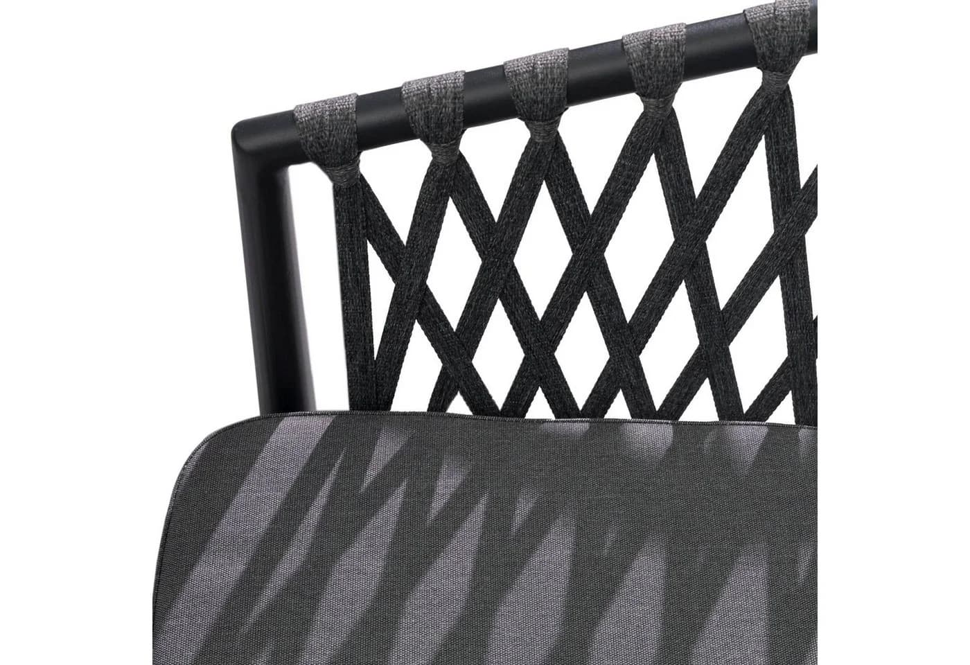 IDIMEX Garten-Essgruppe SUNNY 9-tlg. Schwarz/Grau Aluminium - Bild 5