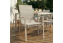 IDIMEX Gartenstuhl TRAPANI 6er Set Champagner Grau Aluminium Bild 2