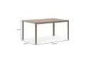 IDIMEX Gartentisch MONDELLO Champagner WPC wetterfest Bild 5