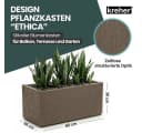 Kreher Blumenkasten XL Pflanzkasten strukturiert Bild 1