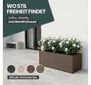 Kreher Blumenkasten XL Pflanzkasten strukturiert Bild 3