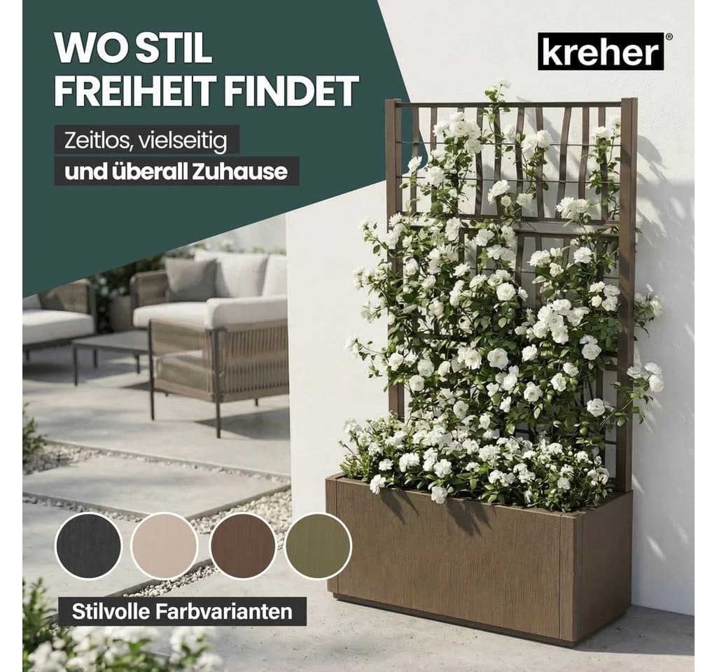 Kreher Spalier 'Ethica' Breite Struktur Optik Kunststoff - Bild 3