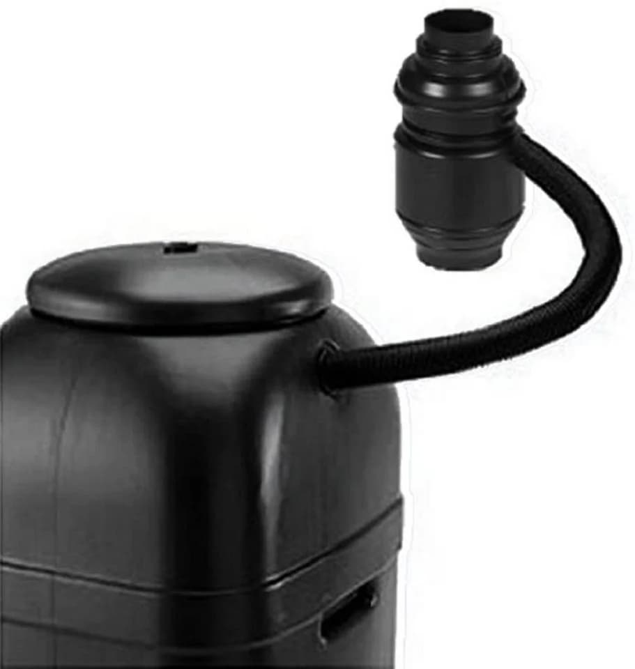 Kreher Regentonne 100 Liter Schwarz mit Standfuß und Hahn - Bild 3