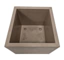 Kreher Pflanzkübel Karo 39x39x39 cm Holzoptik Braun Bild 1