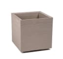 Kreher Pflanzkübel Karo 39x39x39 cm Holzoptik Braun Bild 2