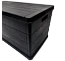 Kreher Kissenbox XXL 340L Anthrazit Holz Optik Gartenbox Bild 3