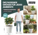 Kreher Pflanzkübel Set 'LIKE' XXL + XL - Grau - Rollbar - UV-beständig Bild 3