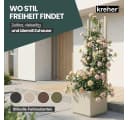Kreher Spalier 'Ethica' Struktur Optik Beige 2 St. Bild 3