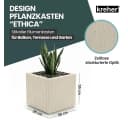 Kreher Pflanzkübel 'Ethica' strukturiert - 2 St Bild 1