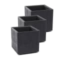 Kreher Pflanzkasten Karo 13 L mit Rollen Beton Optik Anthrazit 3er-Set Bild 2