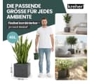 Kreher Pflanzkübel Millennium 40L 2er-Set Naturstein-Optik Anthrazit Bild 5