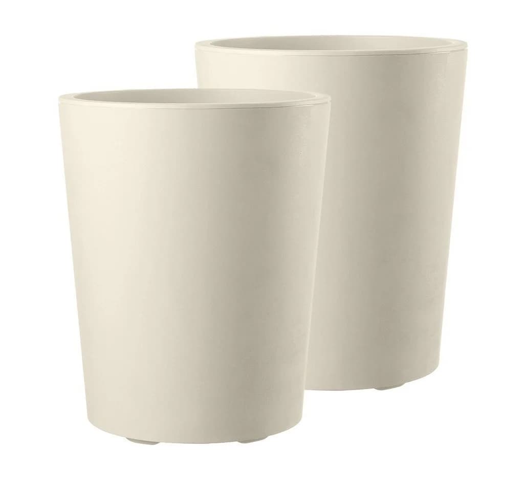 Kreher Pflanzkübel Millennium 48L Naturstein-Optik 2er Set - Bild 2