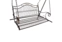 DanDiBo Hollywoodschaukel Metall Antik 2 Sitzer Gartenbank Rostbraun Bild 5