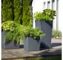 Siena Garden Pflanzkübel Eckig Graphit Rillenoptik Bild 5