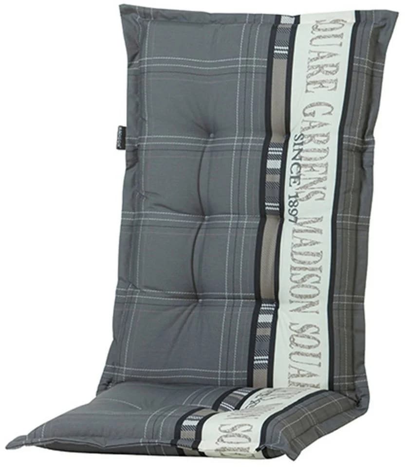 Madison Hochlehnerauflage Garden Grau 4-tlg. Schaumstoff