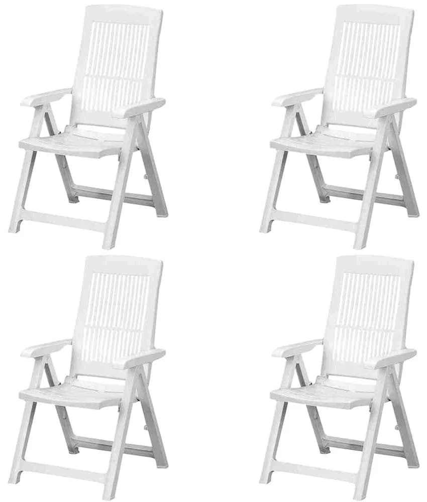 Gartensessel PROGARDEN Tampa Weiß Kunststoff
