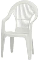 Progarden Gartensessel Vega 2er Set Weiß Kunststoff Bild 1