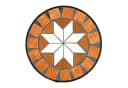 DanDiBo Blumenhocker Mosaik Rund Schwarz Terrakotta Bild 5