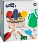 Small Foot Kinder-Gartenset Garten-Tasche mit 7 Gartengeräten Bunt Bild 1