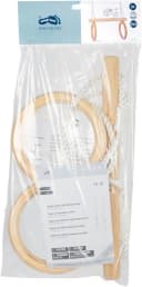 Small Foot Schaukelsitz Trapez mit Turnringen Beige Natur Bild 4
