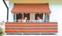 Angerer Freizeitmöbel Klemmmarkise Orange-Braun 150cm Ausfall Bild 2