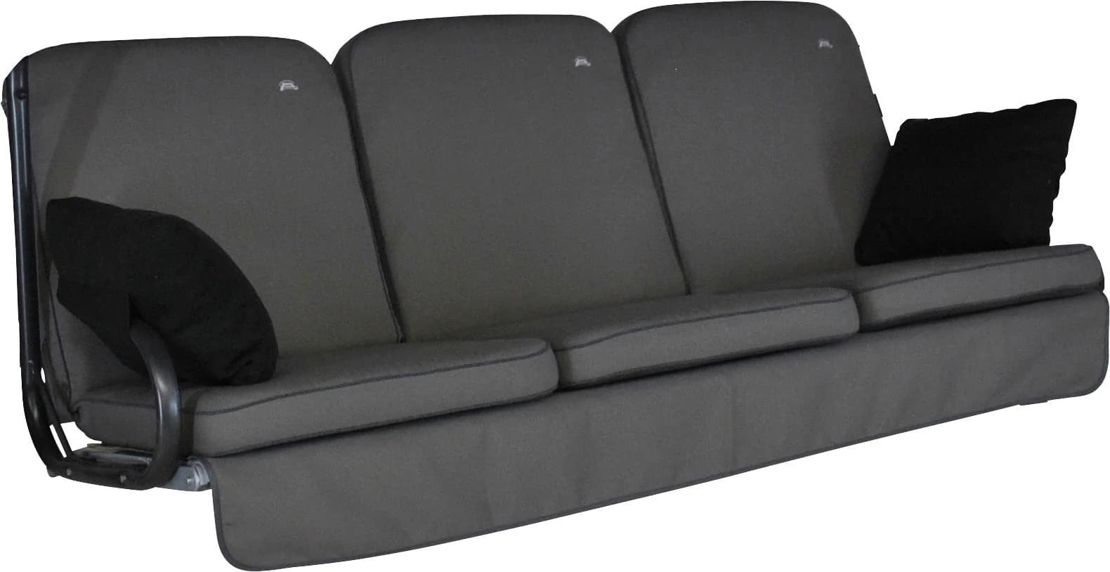 Angerer Bankauflage Comfort Style Dunkelgrau Polyacryl