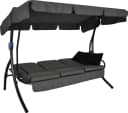 Angerer Freizeitmöbel Hollywoodschaukel Comfort Style Grau 3-Sitzer Bettfunktion Bild 1