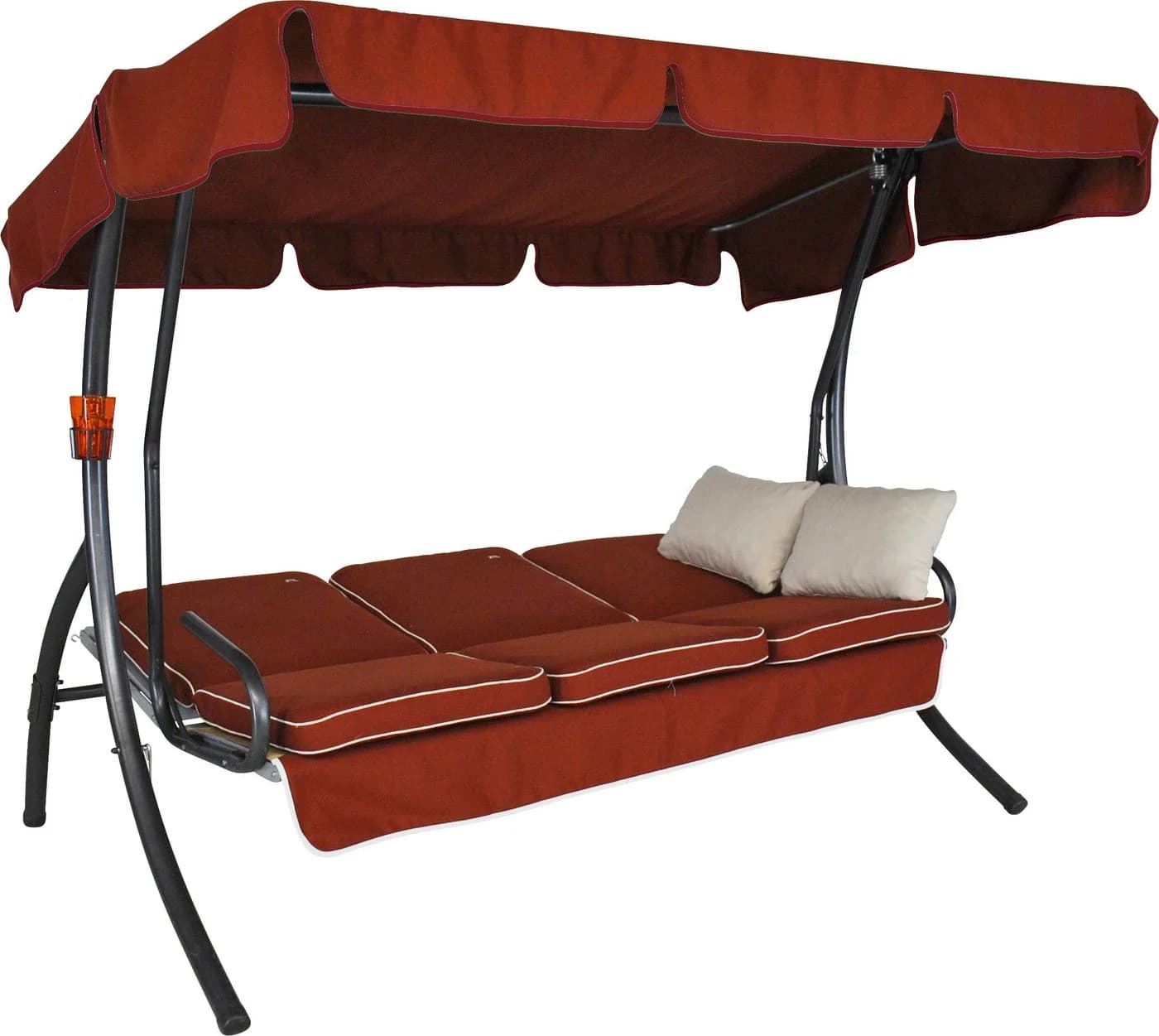 Angerer Hollywoodschaukel Comfort Style Orange Terracotta Polyacryl