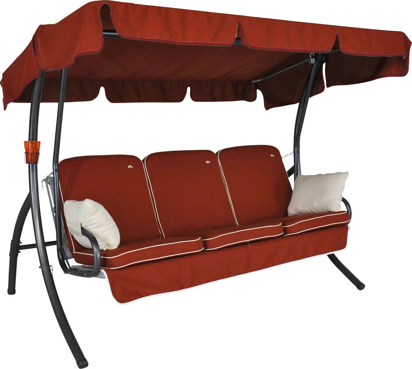 Angerer Hollywoodschaukel Comfort Style Orange Terracotta Polyacryl - Bild 2
