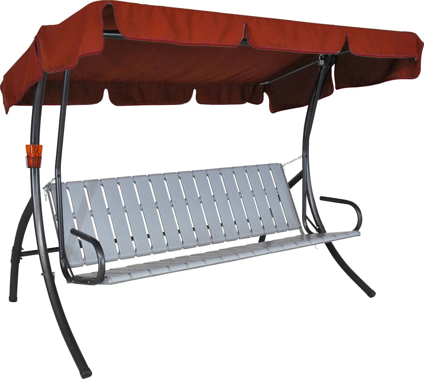 Angerer Hollywoodschaukel Comfort Style Orange Terracotta Polyacryl - Bild 3