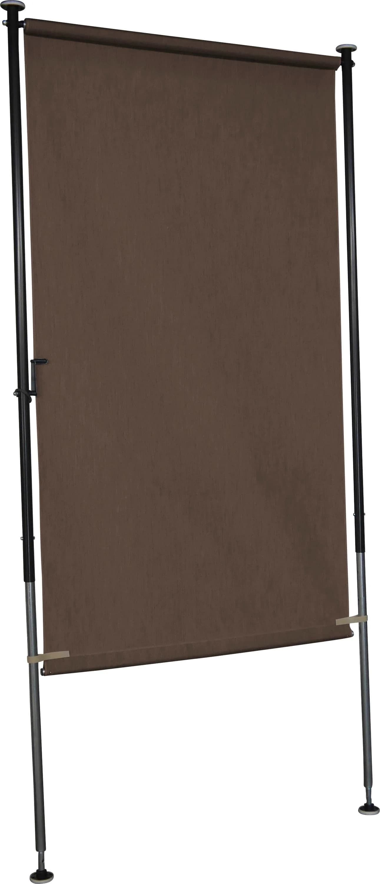 Klemm-Senkrechtmarkise Style Braun 120 cm Angerer