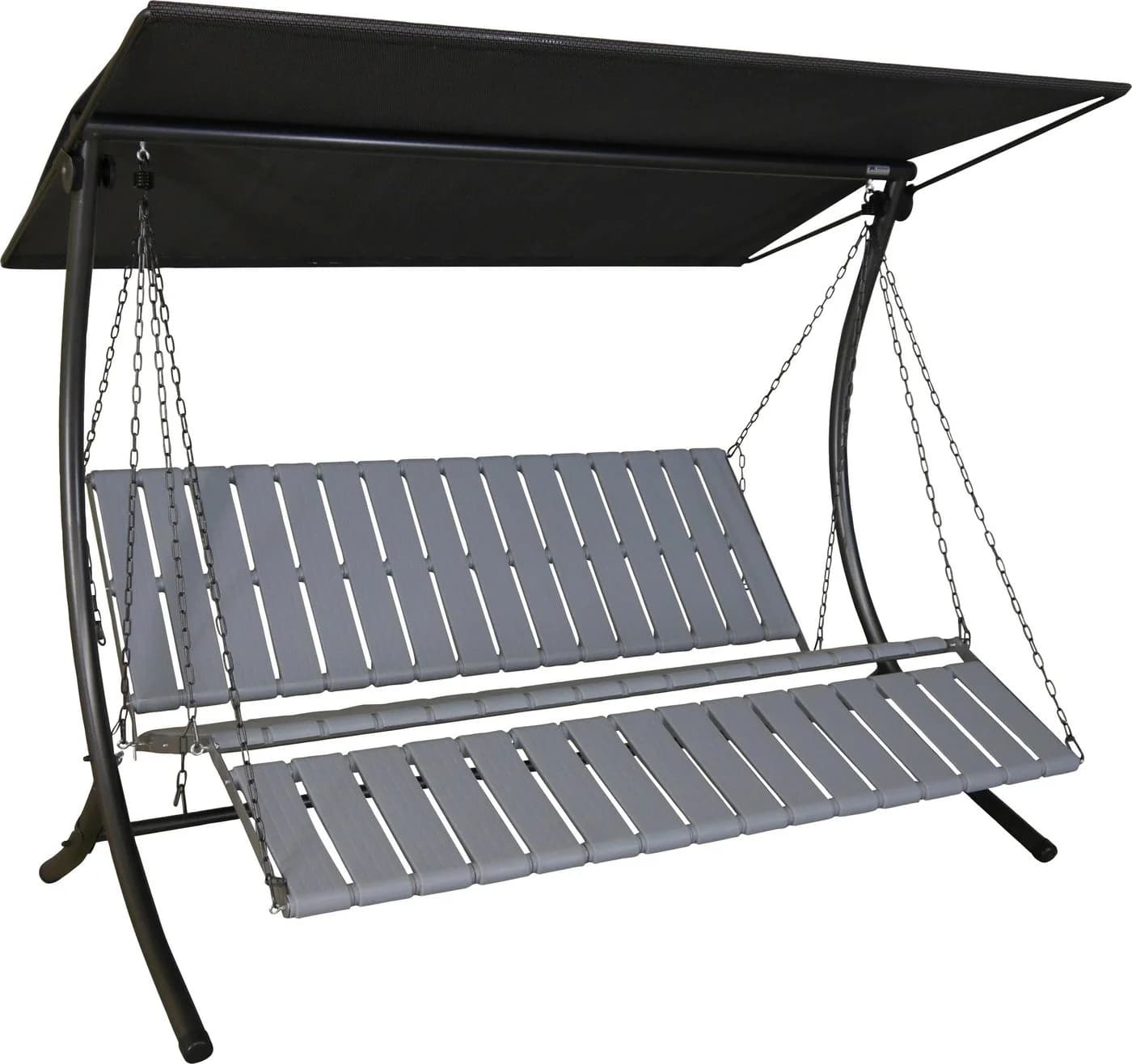 Angerer Hollywoodschaukel Luxus Smart stone Grau 3-Sitzer - Bild 4