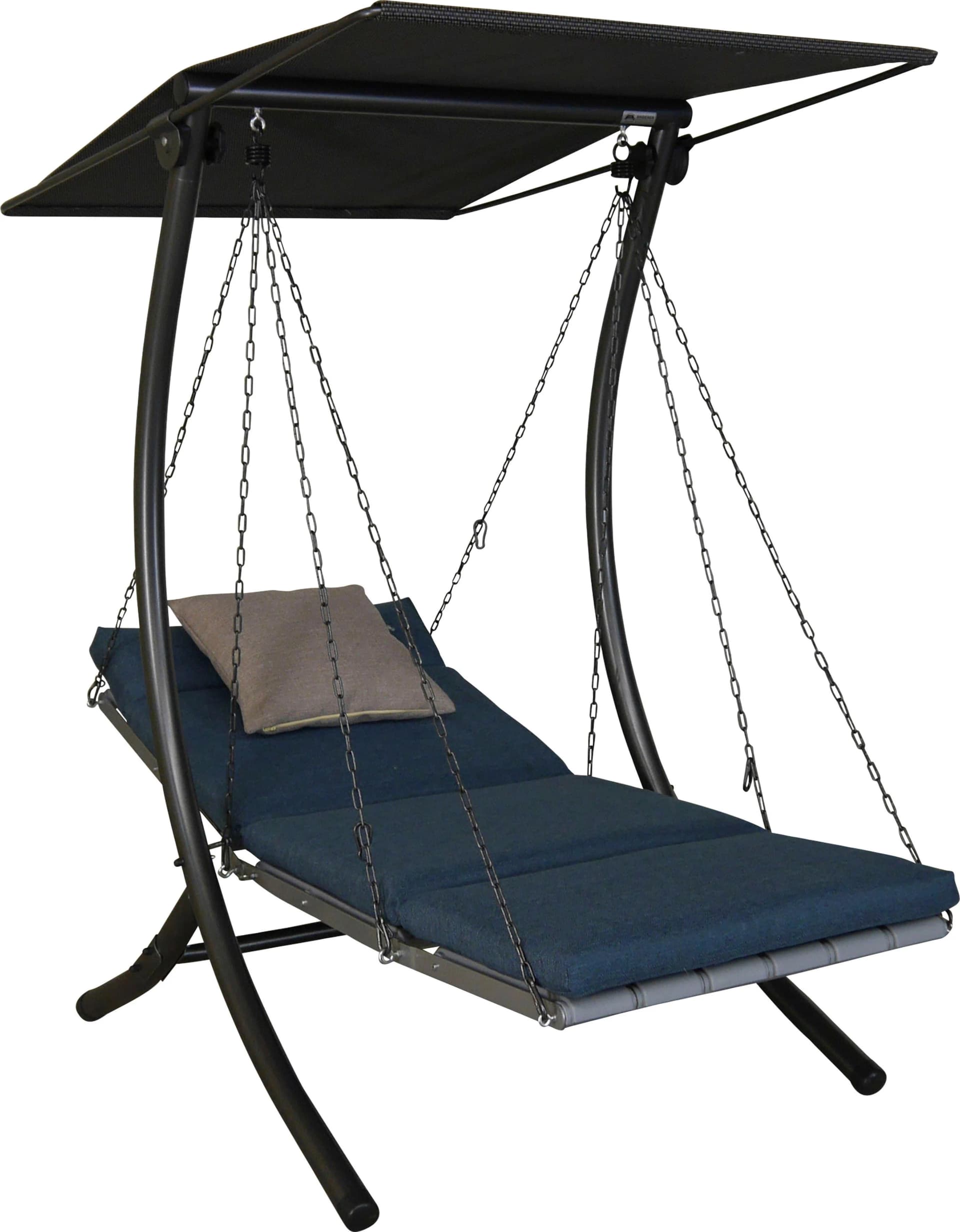 Angerer Hollywoodschaukel Luxus Smart Denim Blau
