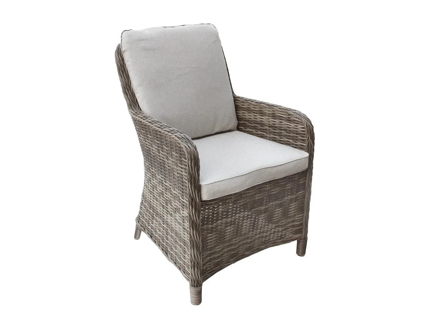 Bellavista Dining Set Ria 4-tlg. Grau Meliert Polyrattan - Bild 4