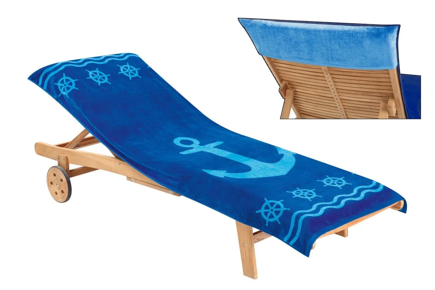 Delindo Lifestyle Liegenauflage Tropical ANKER Baumwolle Jacquard - Bild 2