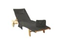 Delindo Lifestyle Liegenauflage MIAMI Anthrazit mit Kissen und Tasche Bild 2