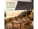 TOM Sonnenschirm mit Kurbel Anthrazit Rechteckig Bild 1