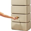 4rain Regentonne SLIM 330L Wandtank Sandbeige Bild 4