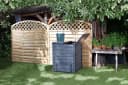 Garantia Komposter Thermo-Wood 600 l Anthrazit-Braun Bild 4