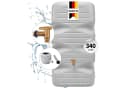 Garantia Regentonne Cubus 340 L Betongrau Bild 2