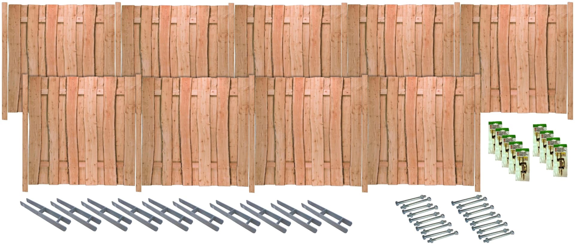 Sichtschutzelement TETZNER & JENTZSCH LAKEWOOD 7 Massivholz Lärche 180 cm